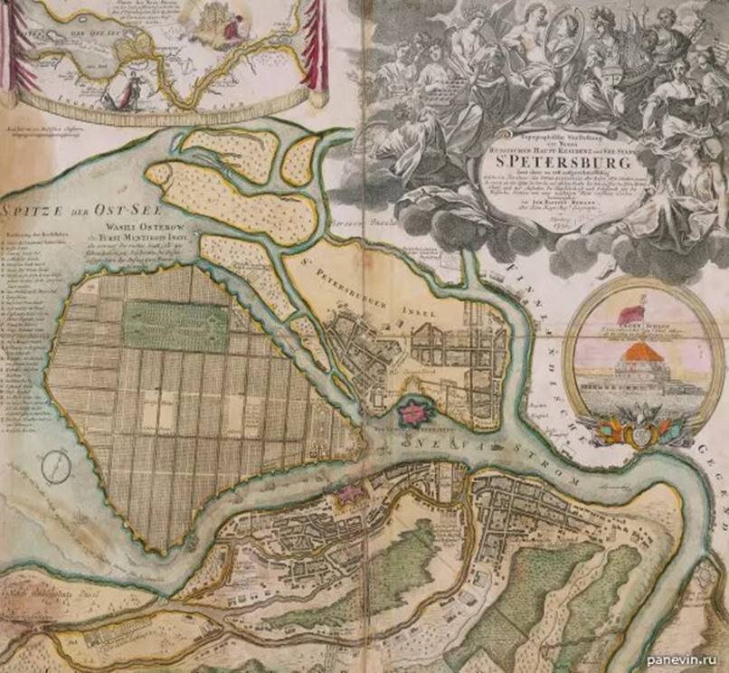 Планы и карты Санкт-Петербурга XVIII-XIX веков