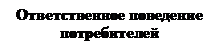 Подпись: Ответственное поведение
потребителей
потребителей
