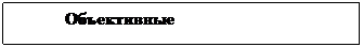 Подпись: Объективные