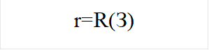 r=R(З)